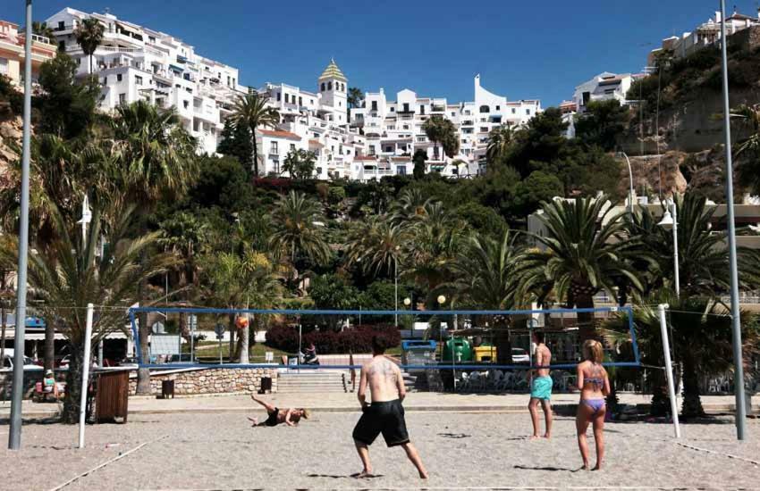 Hotel Bajamar Ancladero Playa Nerja Kültér fotó